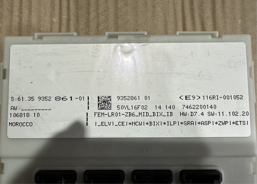 BCM / FEM BMW Seria 1 2 3 4 / F20 F21 F22 F30 F31 F32 F33 F34 F36