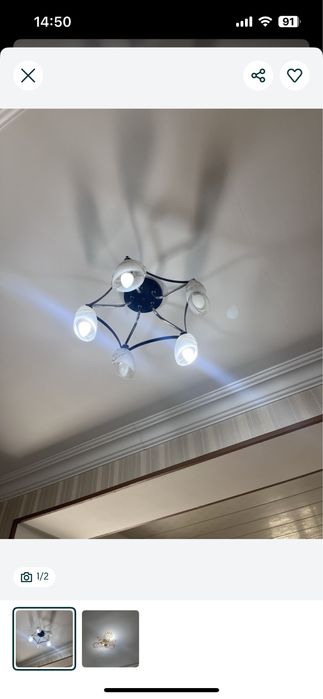 Люстры по -5 тыс