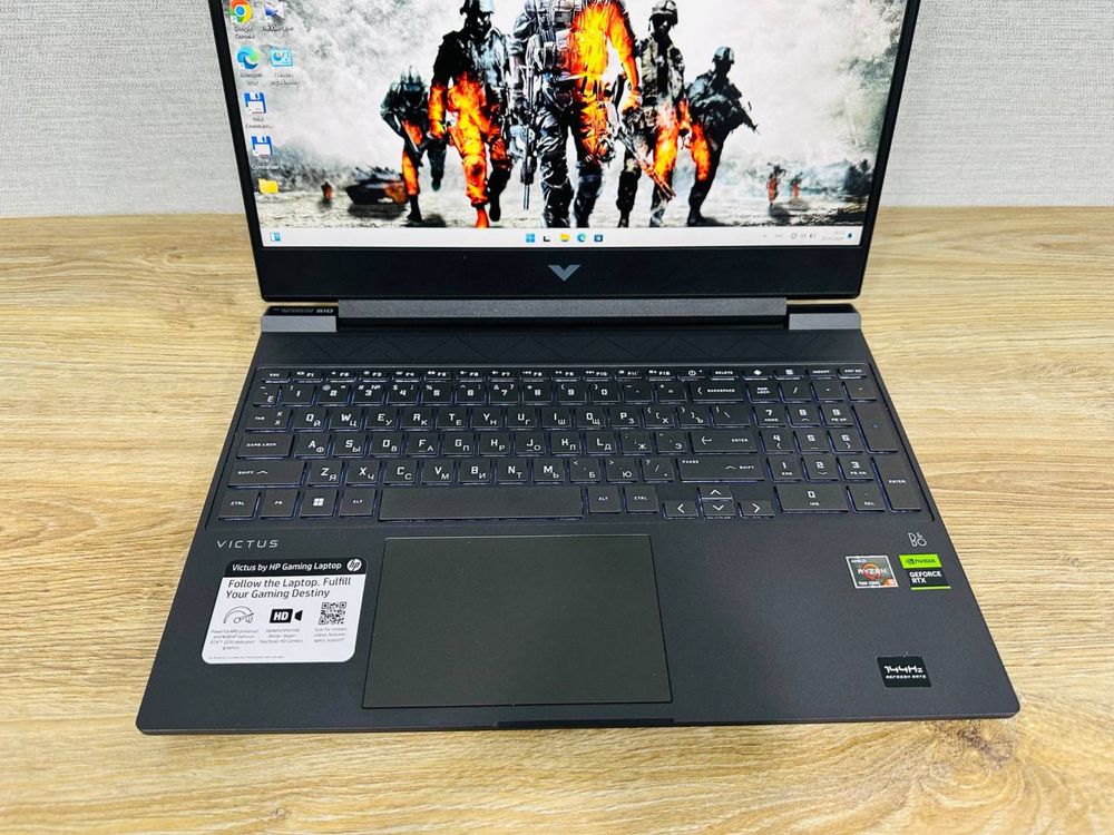 VICTUS Ryzen 5+RTX2050 на базе DDR6 состояние как новый
