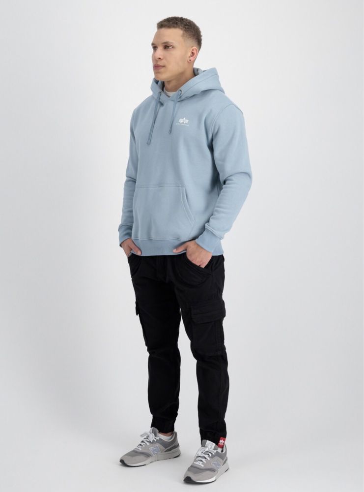 Alpha Industries Basic Small Logo Hoodie ОРИГИНАЛ мъжки суичър -М/L/XL