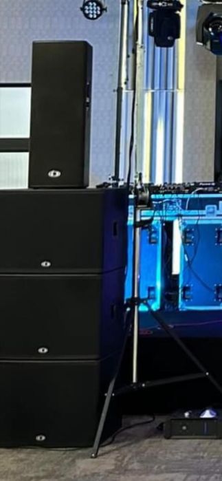 Sistem Dynacord XA3 complet 2xVL212 2xPSD218 4xPSE218(conectica +huse)