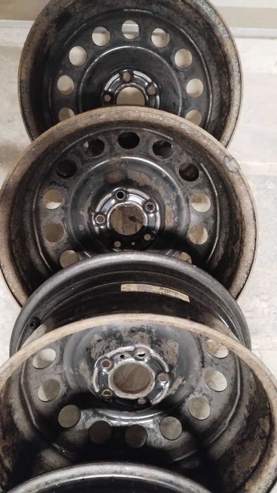 4 бр. Стоманени железни джанти 16" 5x108 7,0J ET46 Peugeot/Citroen