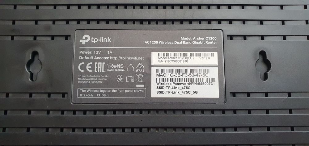 Router Wireless TP-Link Archer C6, AC1200, Dual-Band