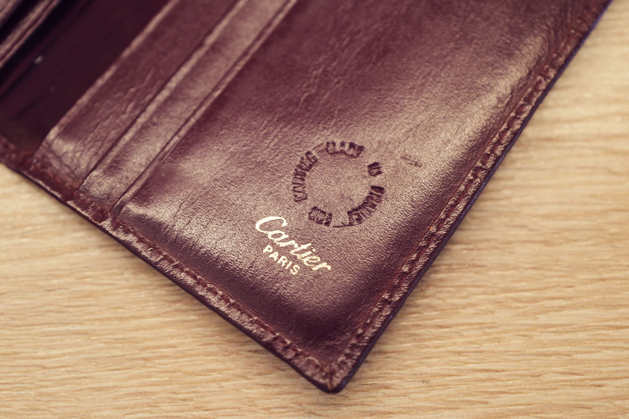 Cartier card holder portofel carduri Original piele