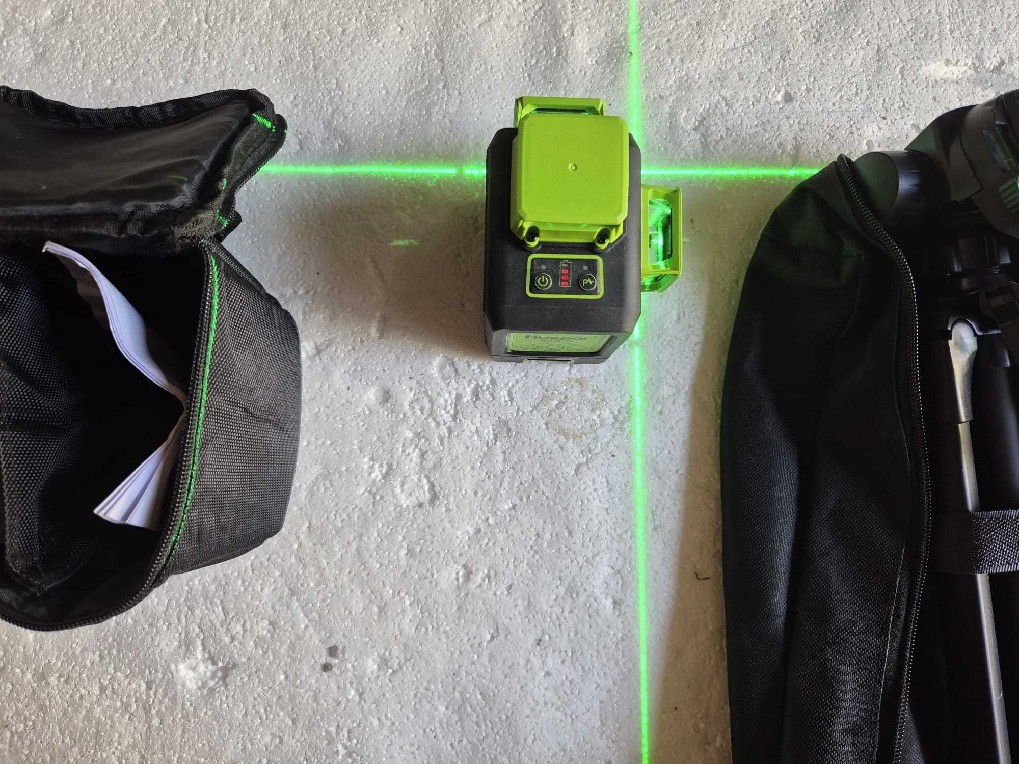 Nivela Laser Profesionala Huepar B03CG Cu Trepied 12 Linii Autoreglare