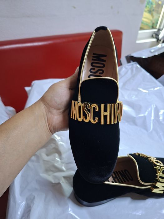Papuci Negru MOSCHINO