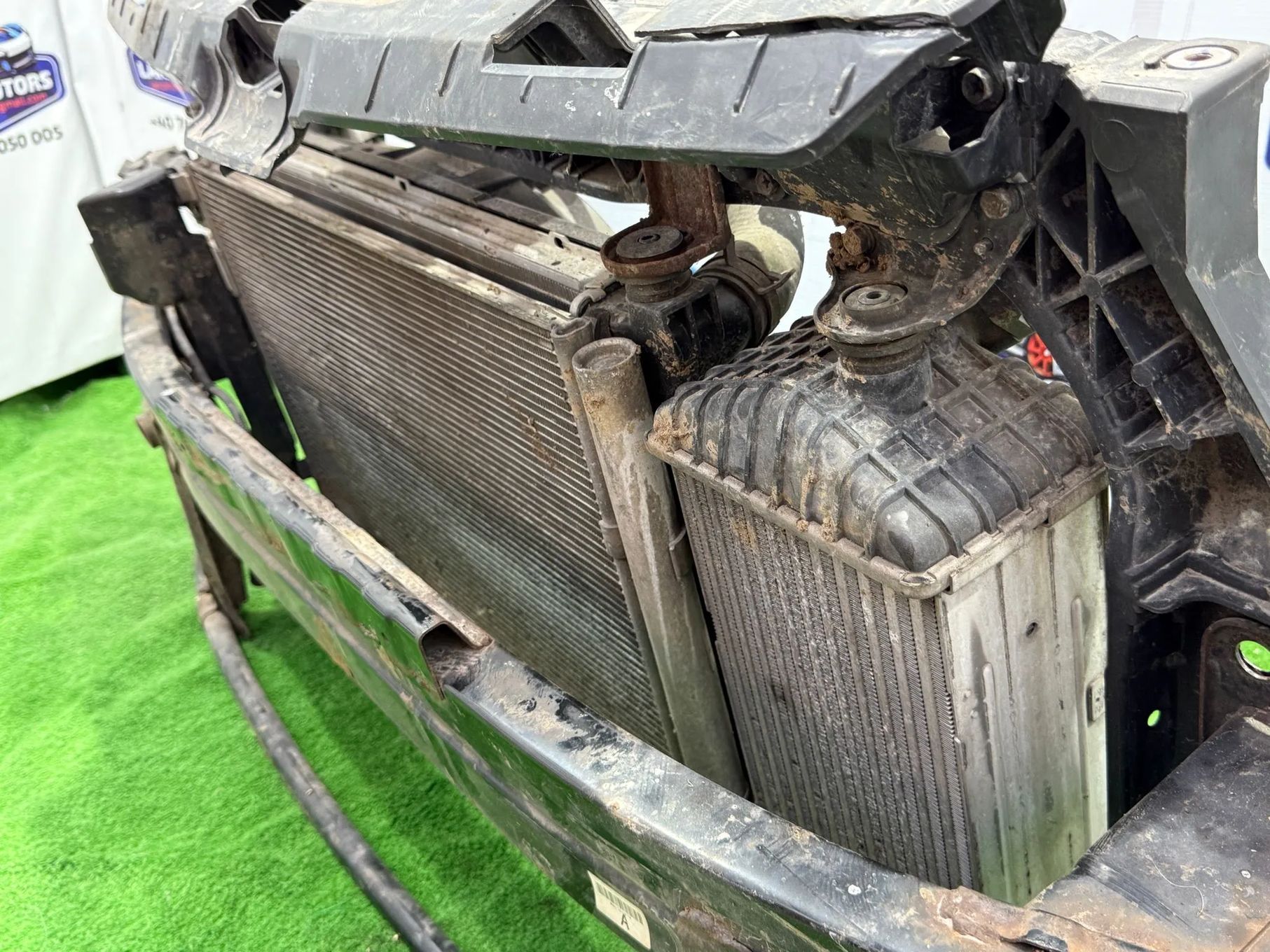 TRAGER + ARMATURA / RADIATOR AC RACIRE / INTERCOOLER / VENTILATOR KIA RIO 2 2013 1.1 DIESEL (DOHC TCI) / SEDAN 5 USI COD OEM 28270-2A08X 25380-1W351 97606-1R300 2011-2017