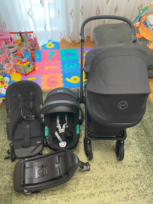 Cybex Gold EOS Lux 3 in 1,scoica Anton B2+suport ISOFIX, 1 an garantie
