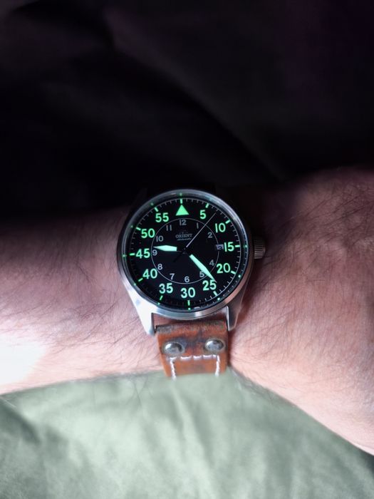 Vand ceas automatic Orient tip pilot