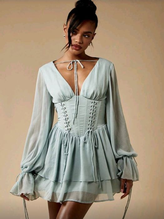 MISSGUIDED рокля бохо корсет М размер