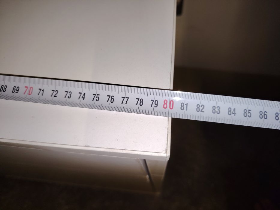 Dulap depozitare pe roti pt balcon. Cote 48 x 80x 100cm.