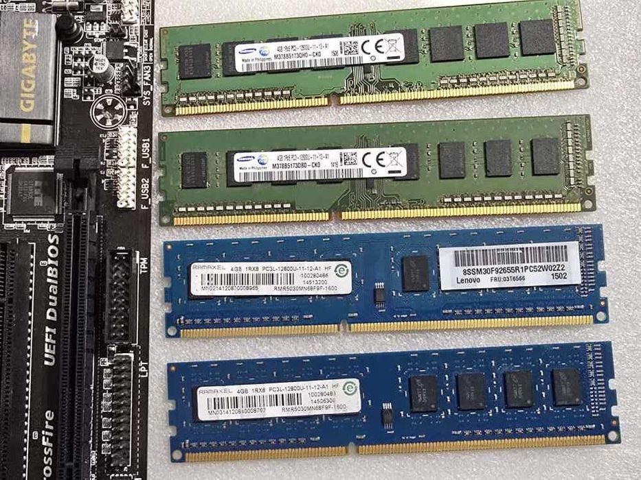 Placa de baza Gigabyte GA-B85M-D3H + procesor I3 4150 + 16GB RAM DDR3