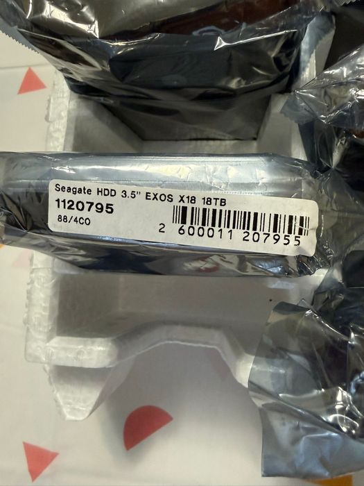 HDD 18Tb Seagate Exos sigilate