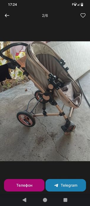 Коляска собирается