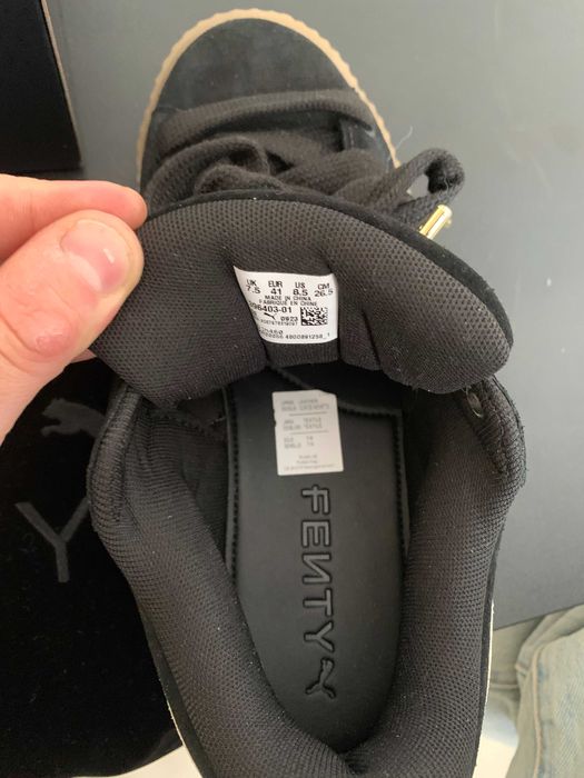 puma fenty black creeper phatty