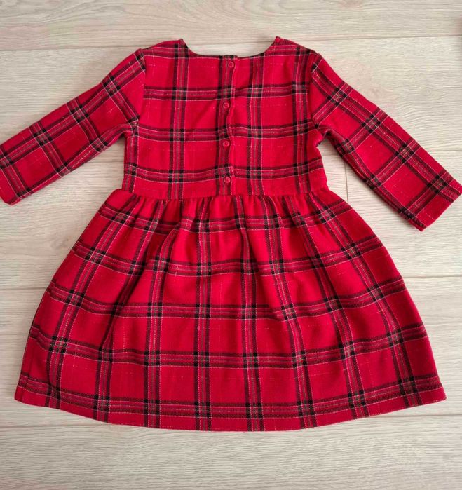 Детска Коледна рокля, размер 5-6 г.