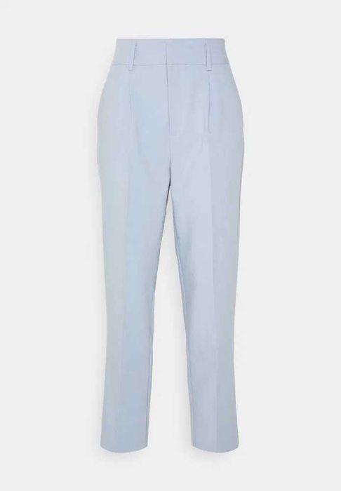 Зара панталон с висока талия в светло синьо