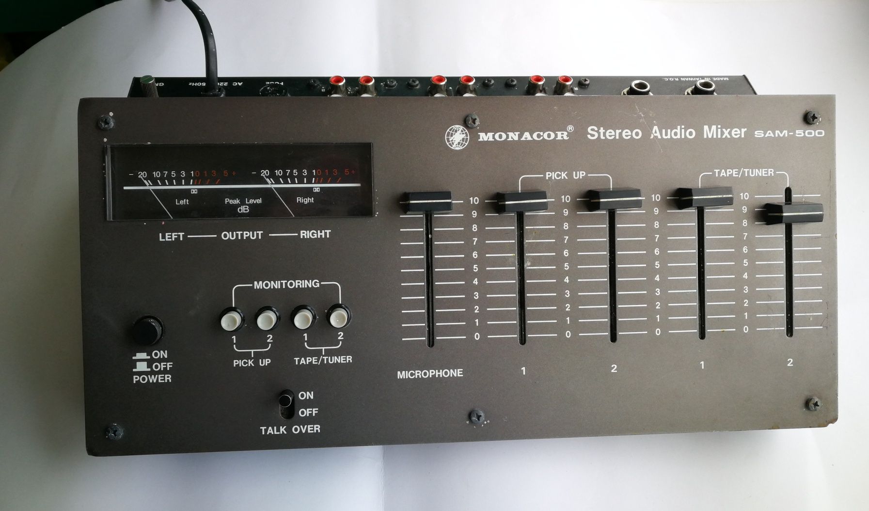 Monacor Stereo Audio Mixer SAM-500