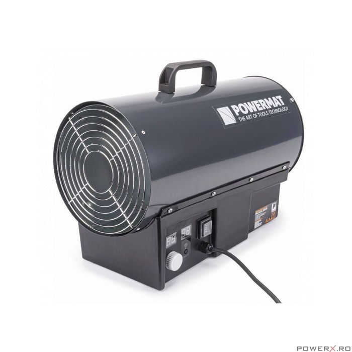 Tun pentru caldura pe gaz cu termostat 25 KW, incalzitor industrial,