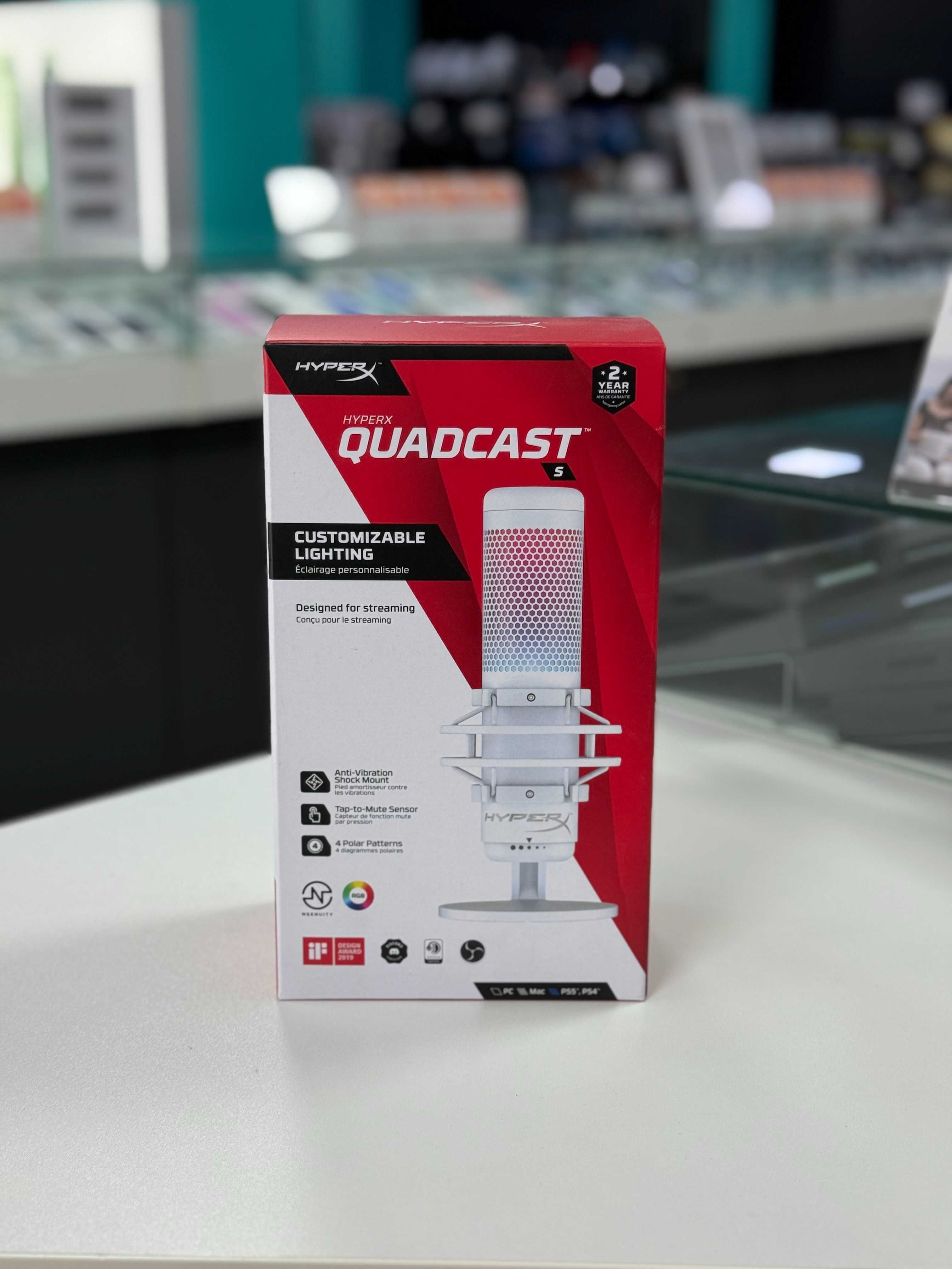 микрофон HyperX Quadcast 2 S