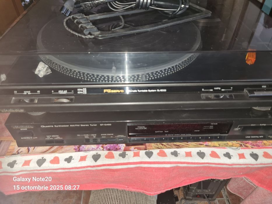 Pikup technics sl bd 22 și tuner technics st g460