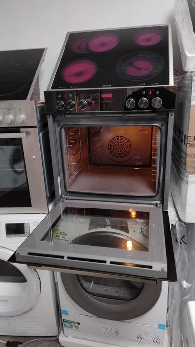 A+ Фурна за вграждане + керамичен плот Siemens-Сименс 71 литра