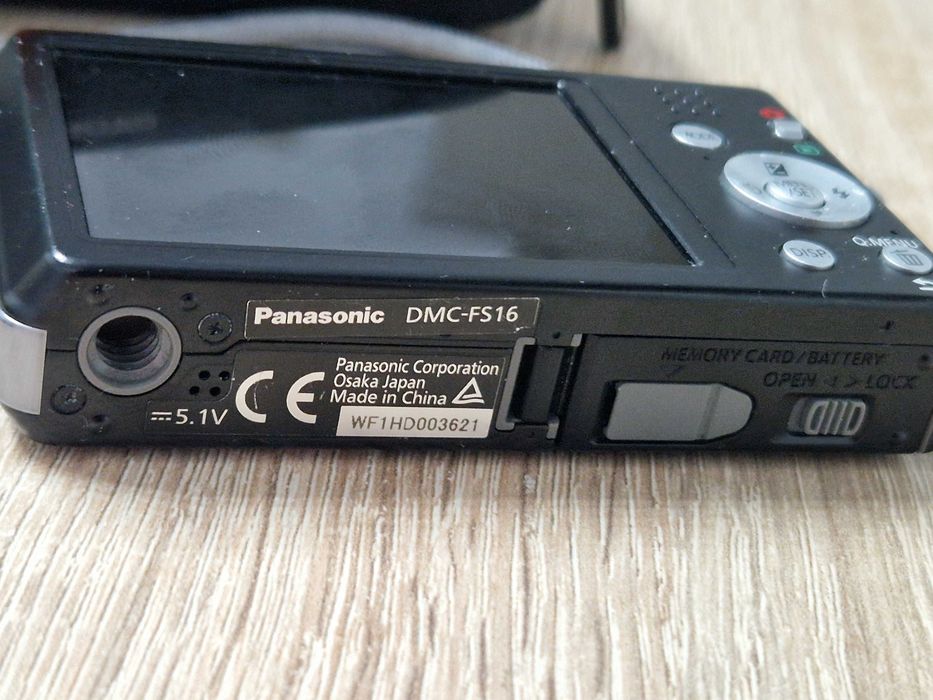 Aparat foto digital Panasonic DMC-FS16,14MP,negru,8GB,impcabil !