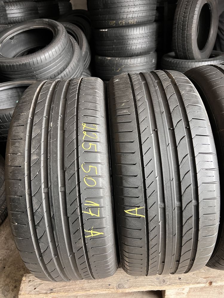 4 anvelope de vara 225/50/17 Continental !