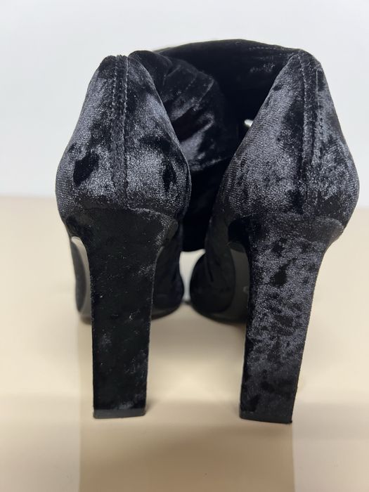 Cizme lungi peste genunchi, Il Paso, 36, din catifea elastica