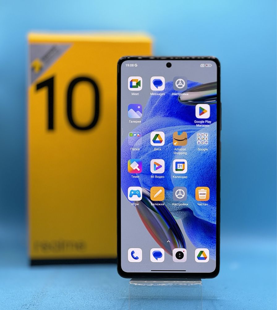 ГАРАНЦИОНЕН!!! Realme 10, Dual SIM, 8GB RAM, 128GB, 4G, Rush Black