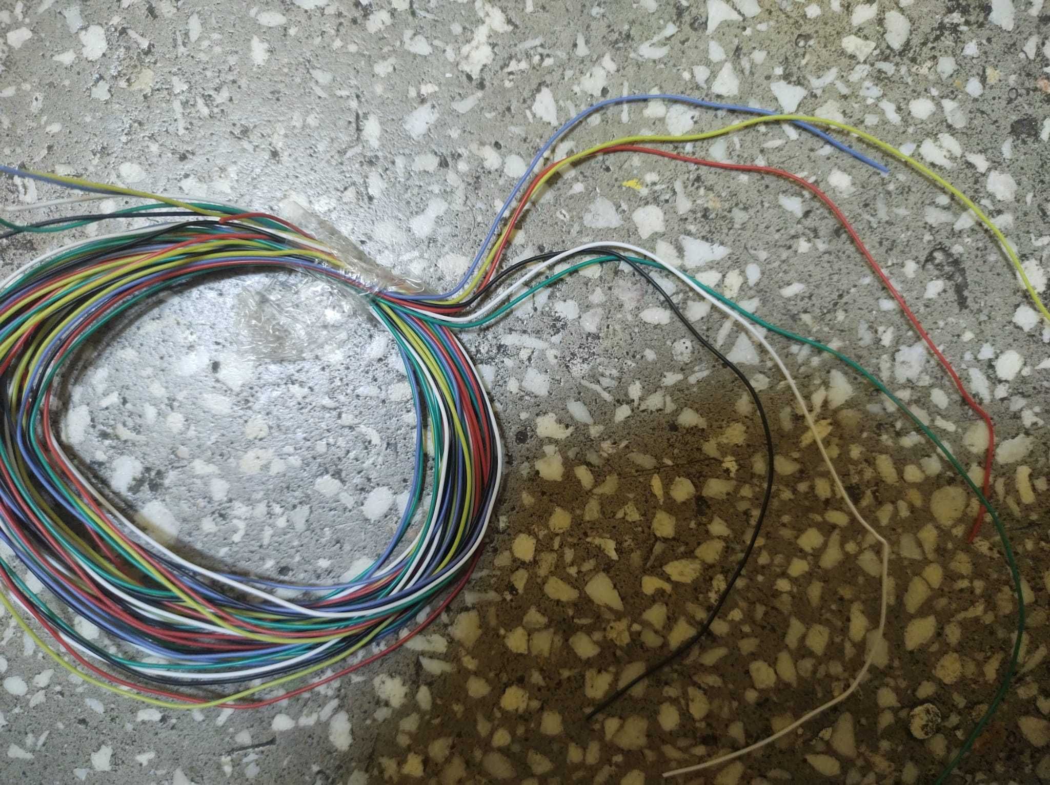 Cabluri siliconate colorate