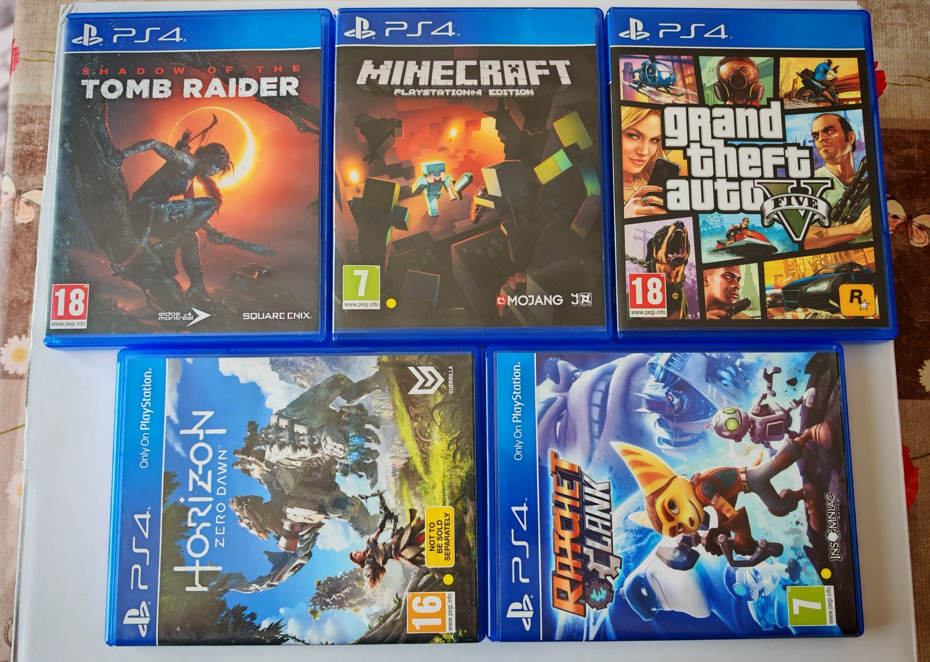 Sony Ps4 slim 500gb + пет игри