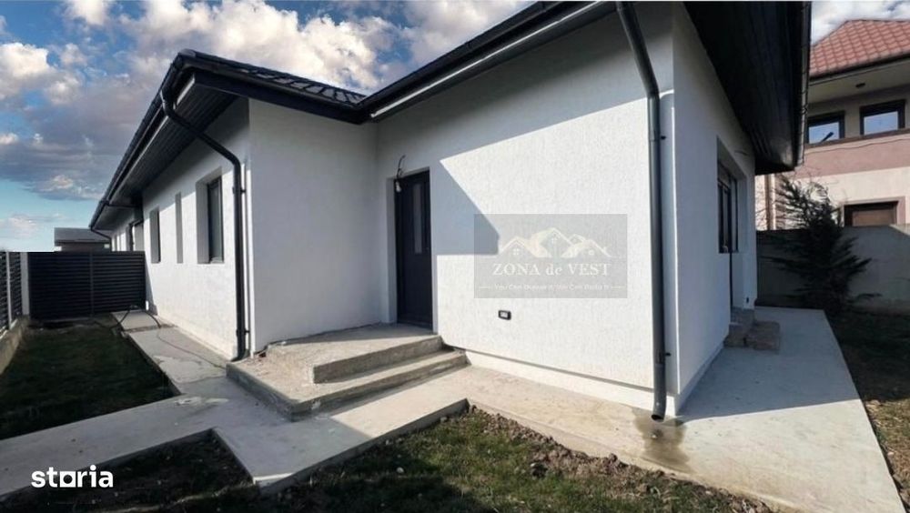 Domnesti, casa parter cu placa beton