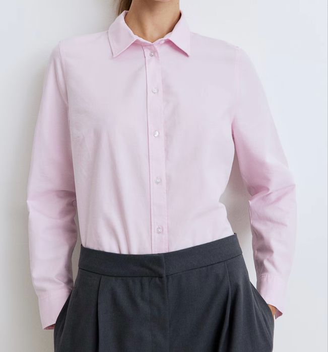 Camasa roz cu dungi HM