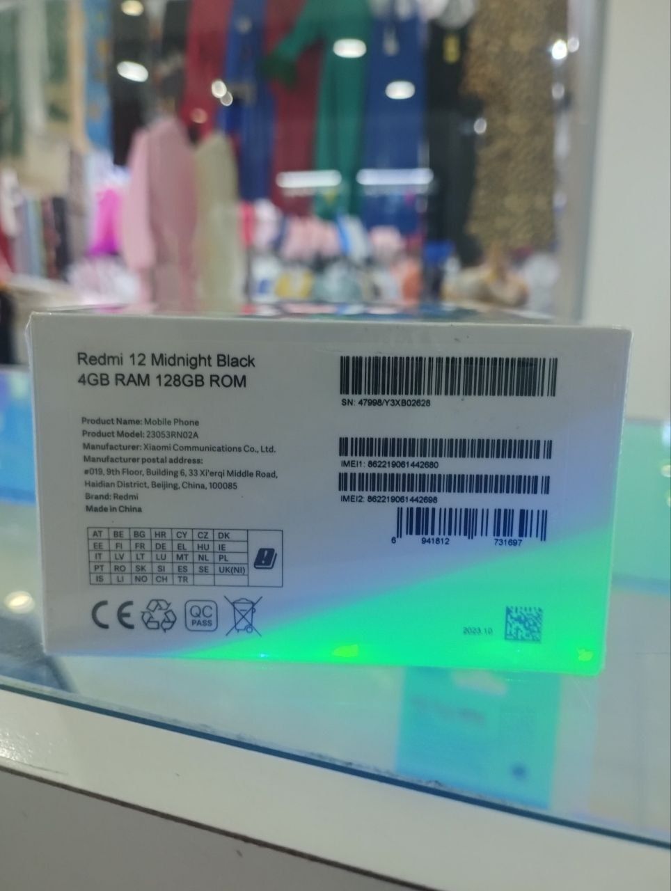 Xsiomi Redmi smartfon Redmi 12 4/128 Qora