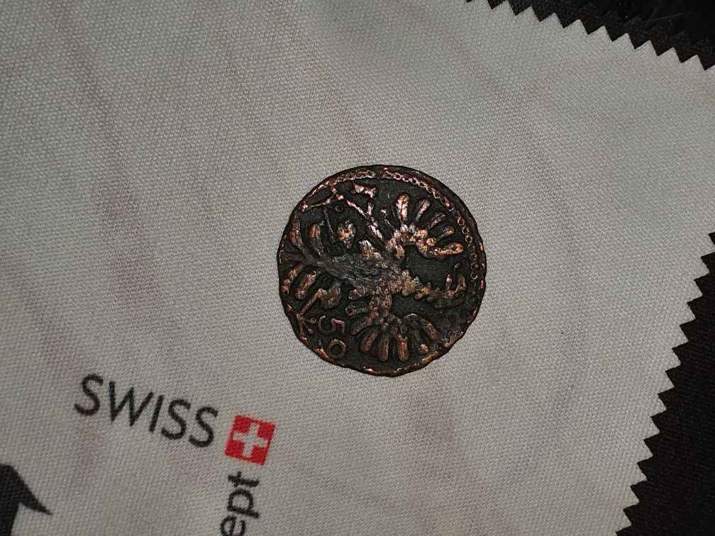Moneda germana Heller din anul 1759 veche colecție rară