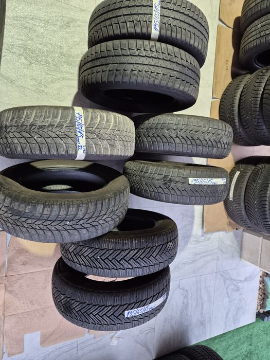 Vând cauciucuri 195/65/15 M+S seturi de câte 2 buc imp Germania