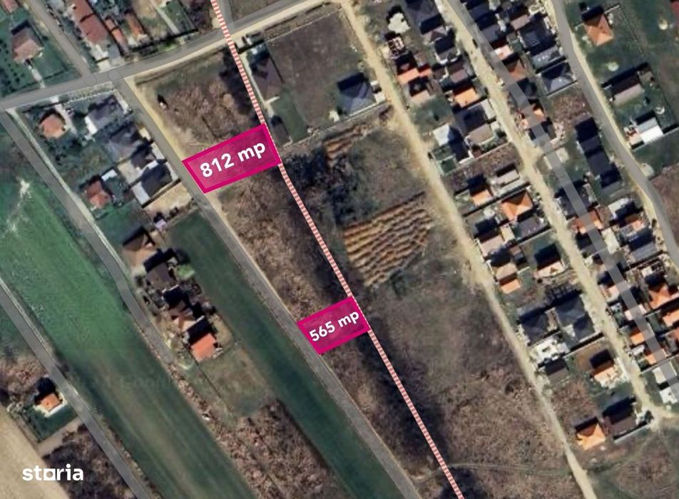 Parcela casă, 812 mp, Rontău. 42 000 E. Comision 0.