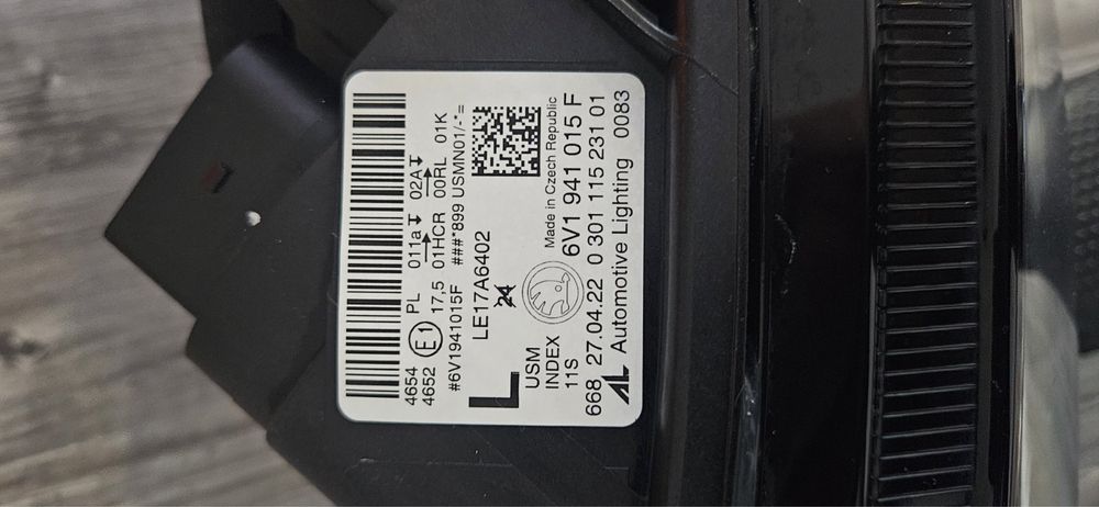 Фарове за Skoda Fabia Фабиа 3 facelift  LED оборудвани