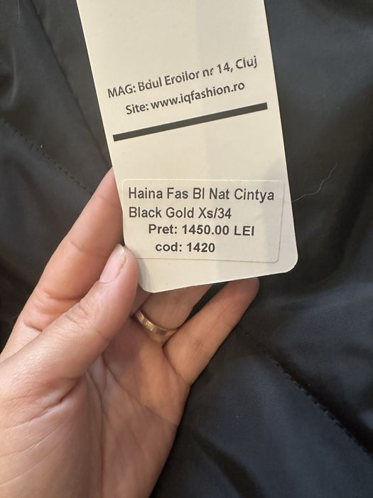 Haina fas blana naturala cintya