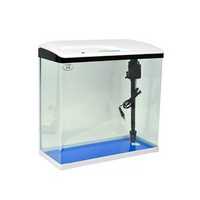 аквариум с капак, осветление и вградена филтърна система 110литра