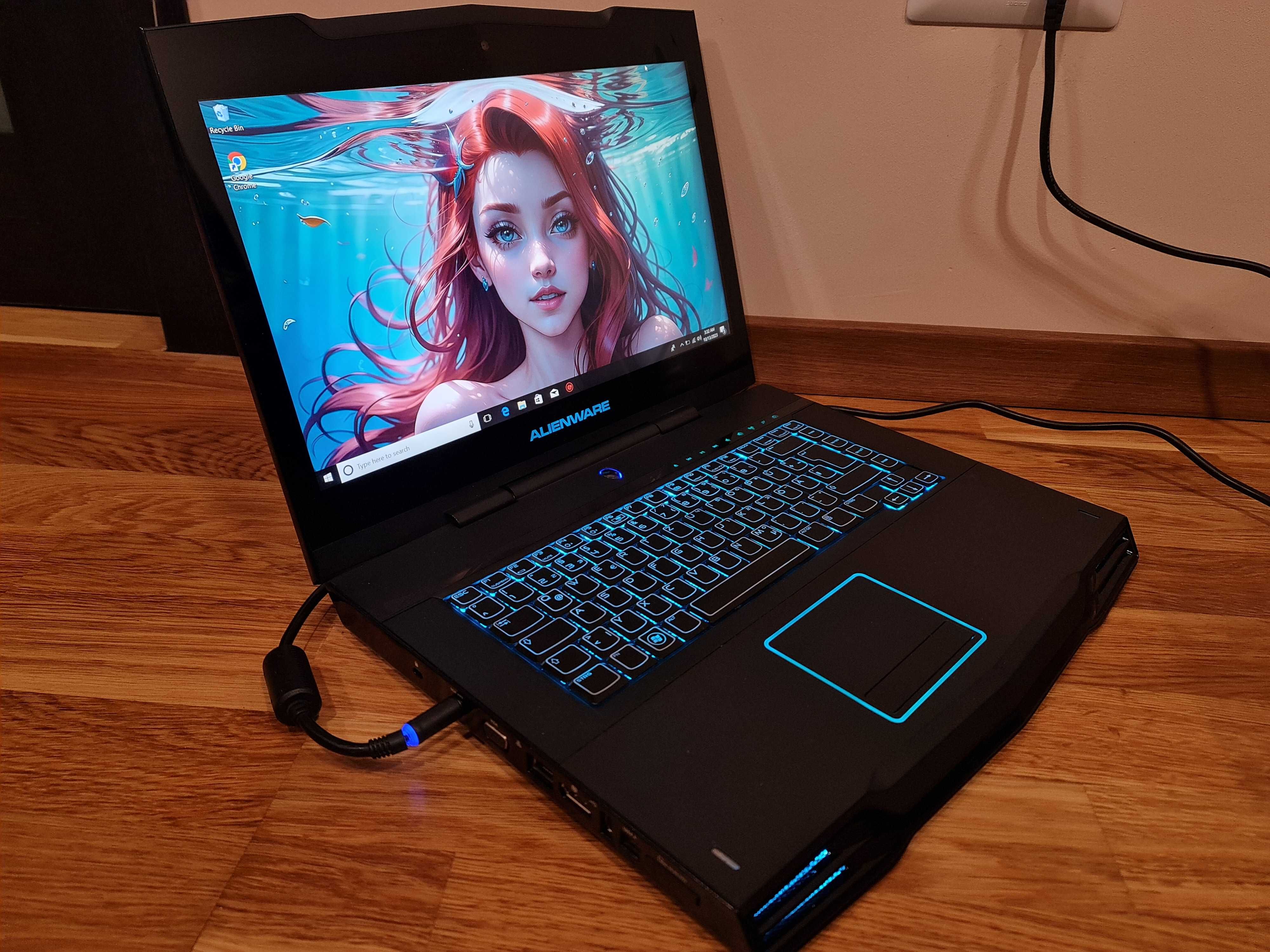 Laptop gaming ALIENWARE ,intel core i7-quad core, video nvidia, ssd