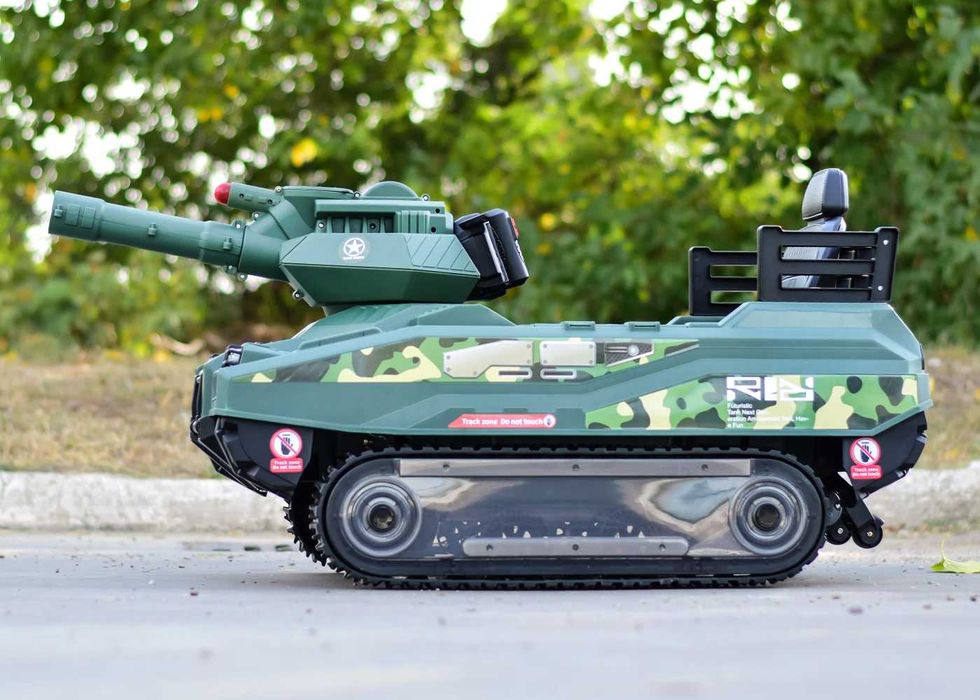 Детски Акумулаторен Танк Commander, 2х12V 12Ah, Дистанционно