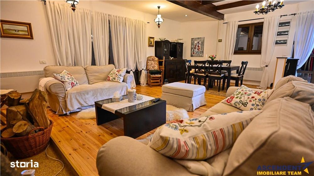 FILM! Refugiu montan,ales mobilat si utilat, decor mioritic,Bran, Fund