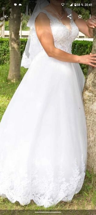 Vând rochie mireasă+accesori