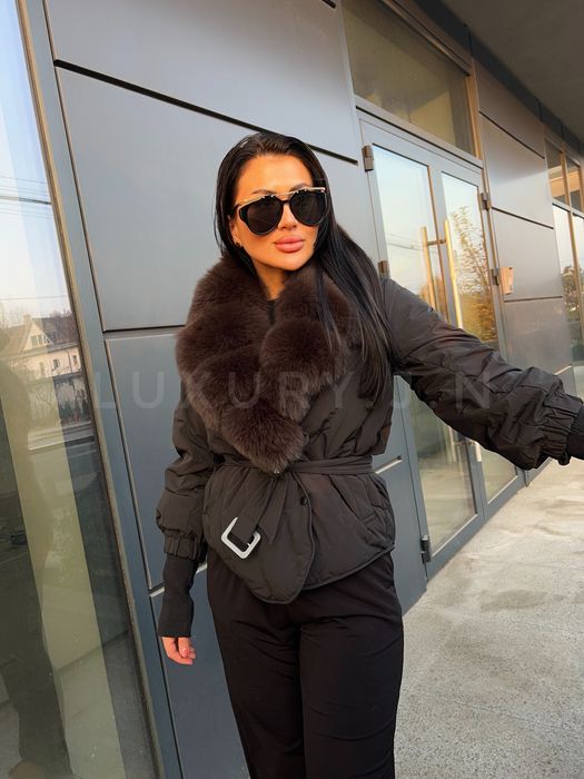 Geaca blana naturala model nou diferite culori