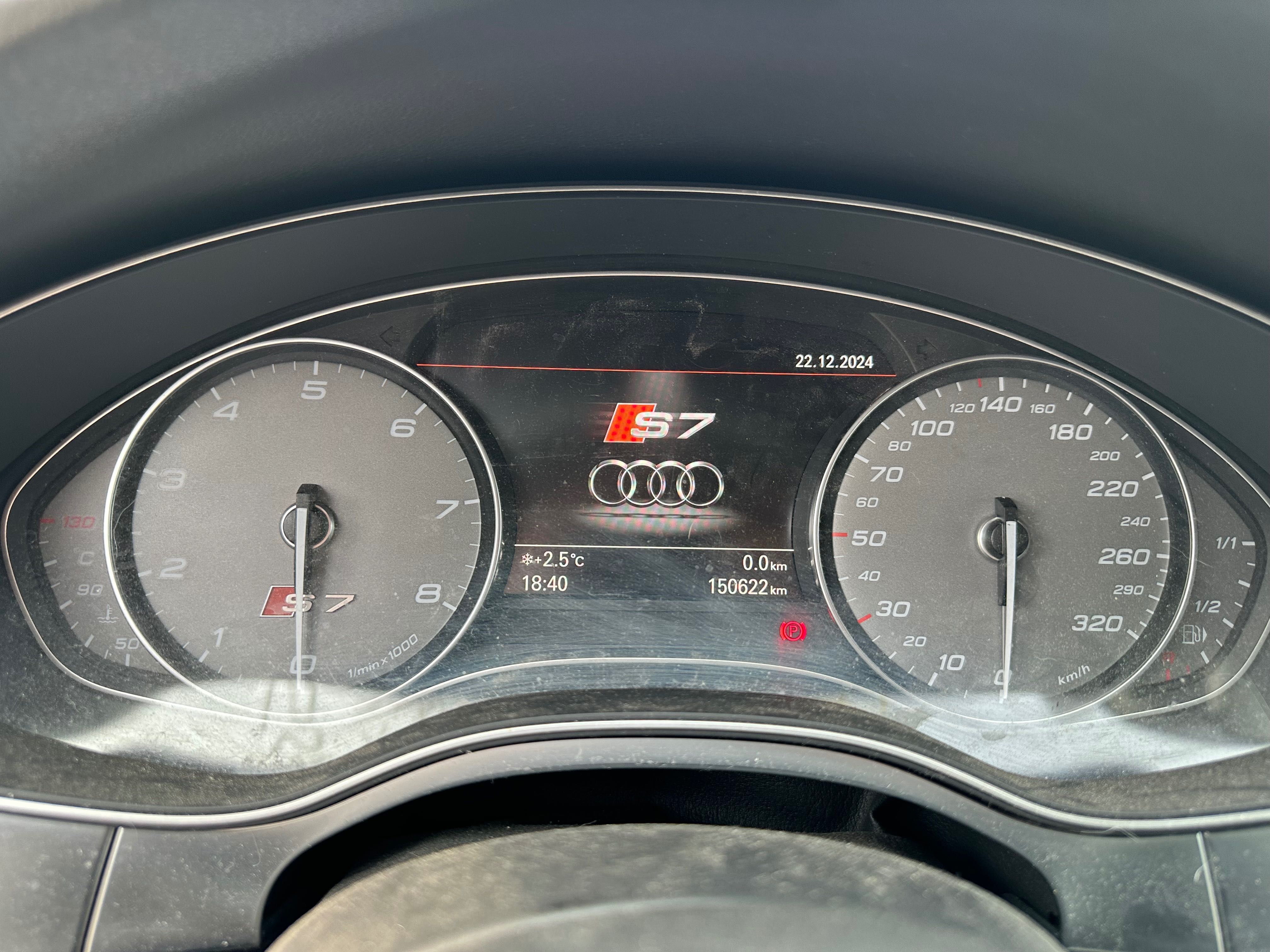 Audi A7 S7 циферблат