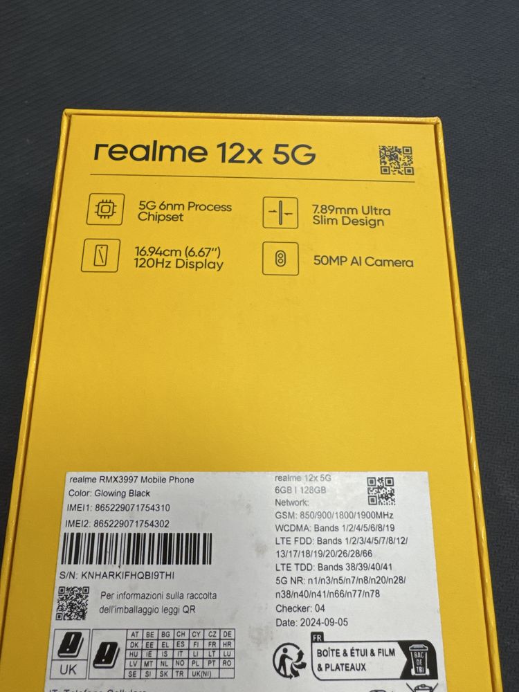 Realme 12X 5G 128gb нов