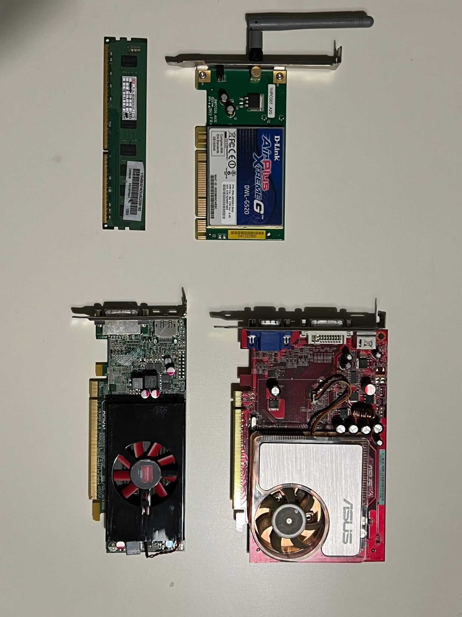 Kit procesor, RAM, cooler, placa video, garantie 12 luni
