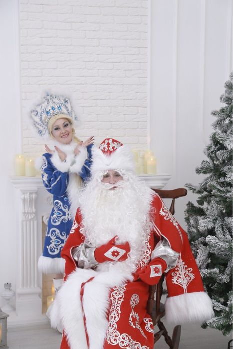 Дед мороз и снегурочка, новогодняя шоу программа